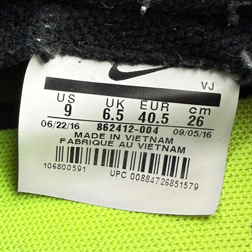 Nike Sock Dart Triple Black Women Running Shoes 862412-004 US 9 UK 6.5 EUR 40.5